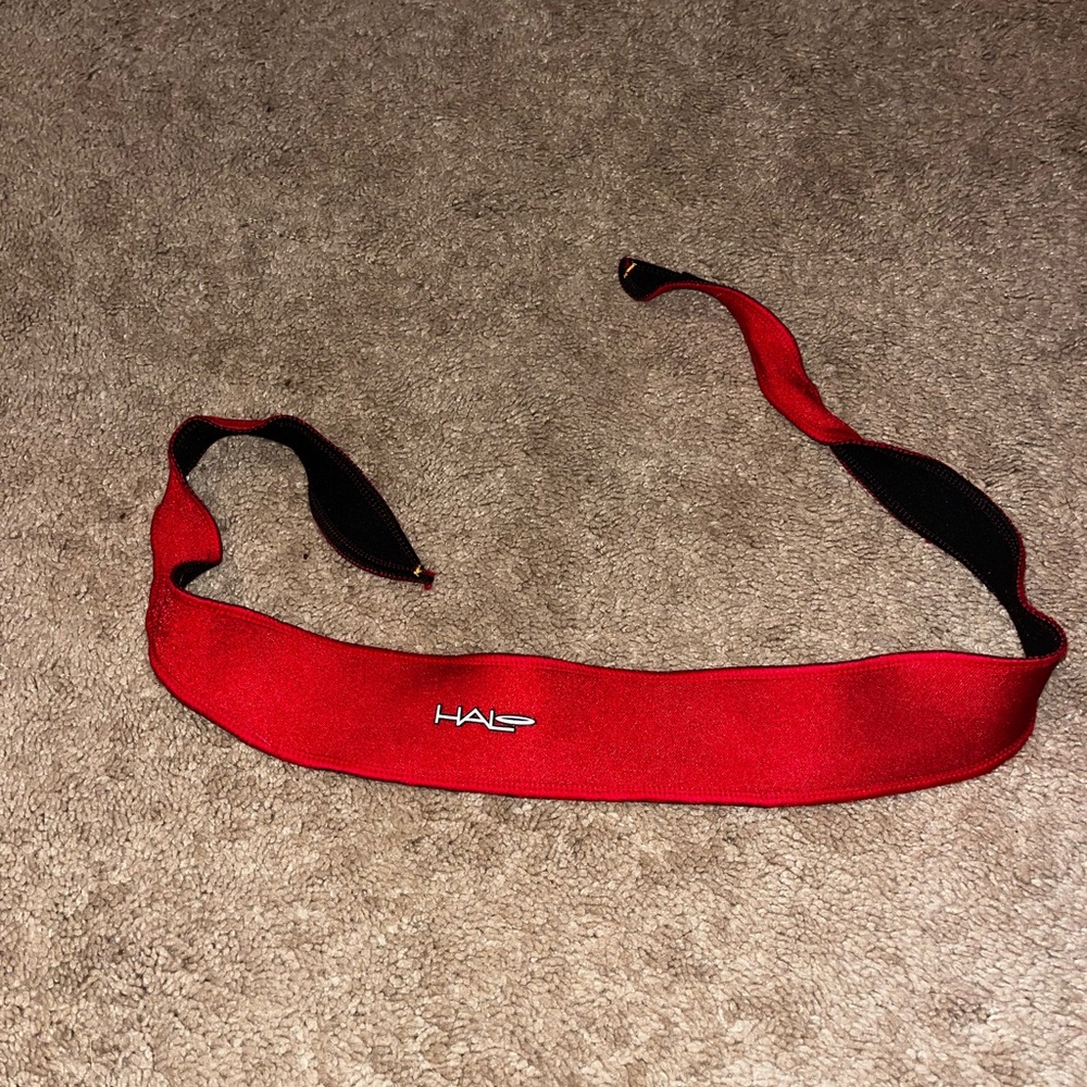 Red and black Halo headband